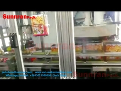 สายการผลิตกระป๋องสแควร์ สําหรับการผลิตกระป๋องทั่วไป 10-20L