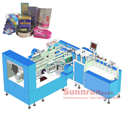 เครื่องทำกล่องดีบุกอัตโนมัติใบรับรอง CE 50cpm สำหรับกล่องดีบุกตกแต่ง