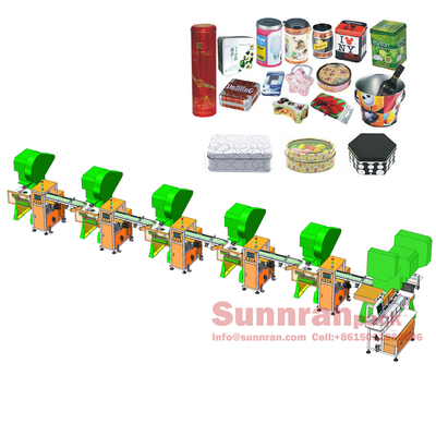 เครื่องทำฝาภาชนะดีบุกสำหรับการทำกระป๋องตกแต่ง