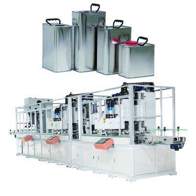 เครื่องทำน้ำมันสี่เหลี่ยม, เครื่องผลิตน้ำมันกระป๋อง 40CPM 3P